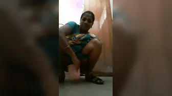 Mature Aunty Caught Pissing In The Bathroom On Hidden Cam