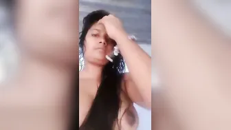 Cute Girl From Bihar Filming Herself Naked In Her Bedroom
