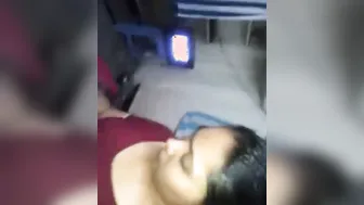 Village Girl Getting Ready In Traditional Saree Before Meeting