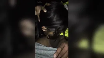 My GF Sucking My Dick Behind Closed Doors In Mumbai Flat