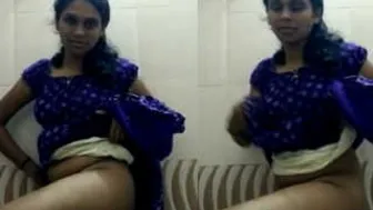 Naughty Girl Spreading Wide Open Showing Everything Down There