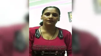 Horny Aunty Playing With Her Huge Boobs On Private Video Call