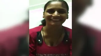 Horny Aunty Playing With Her Huge Boobs On Private Video Call