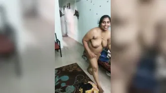 Tamil Housewife Stripping Naked In Bedroom For Her Man Tonight
