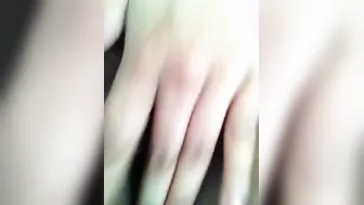 Horny College Student Fingering Her Dripping Wet Pussy At Home