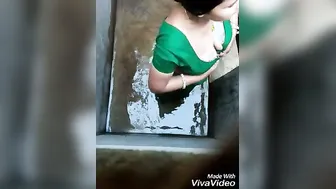 Bengali Wife Secretly Filmed Showing Off Her Juicy Melons