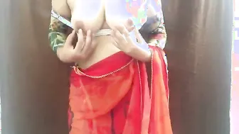 Busty North Indian Teacher Stripping After Private Tuition