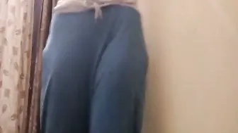 Wife Stripping Down Showing Her Boobs And Pussy To Boyfriend