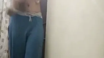 Wife Stripping Down Showing Her Boobs And Pussy To Boyfriend