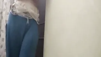 Wife Stripping Down Showing Her Boobs And Pussy To Boyfriend