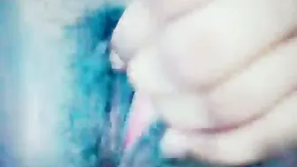 Slutty Babe Fingering Her Wet Pussy And Squeezing Her Tits