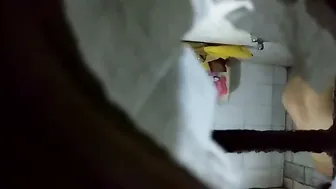 Chubby Indian Aunty Caught Bathing Naked In The Bathroom On Tape