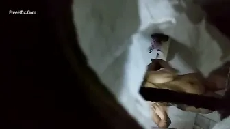 Chubby Indian Aunty Caught Bathing Naked In The Bathroom On Tape