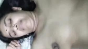 Busty Desi Aunty Showing Off Her Huge Tits On Cam For Her Online