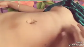 Sleeping Bhabhi Accidentally Exposing Her Tits And Pussy To Him
