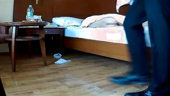 My Buddy Wife Daring To Flash Room Service Guy While He Watches