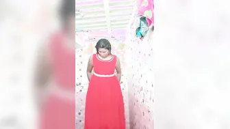 Watching Her Bathe And Dress Through The Bathroom Window