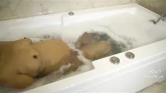 Rich Bhabhi Pleasuring Herself In Bathtub Moaning My Name Loud
