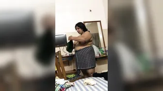Indian Wife Riding Me Showing Off Her Massive Natural Bouncing