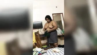 Indian Wife Riding Me Showing Off Her Massive Natural Bouncing