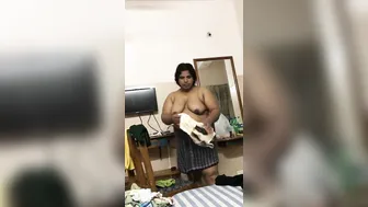 Indian Wife Riding Me Showing Off Her Massive Natural Bouncing