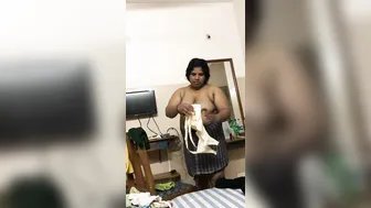 Indian Wife Riding Me Showing Off Her Massive Natural Bouncing