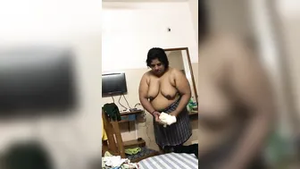 Indian Wife Riding Me Showing Off Her Massive Natural Bouncing