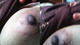 Naughty Indian Milf Flashing Her Perfect Nipples Wanting More