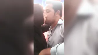 Young Couple Showing Off Their Naked Bodies Together On Camera