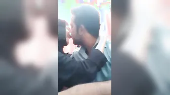 Young Couple Showing Off Their Naked Bodies Together On Camera