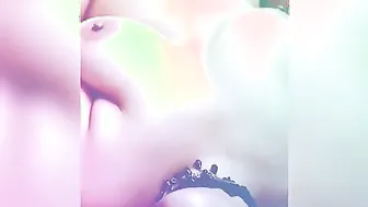 Horny GF Fingering Her Wet Pussy And Moaning Loud Alone