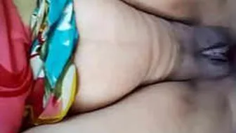 Aunty Exposing Her Big Tits And Shaved Pussy On Camera For Me