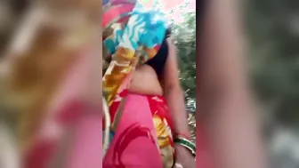 Aunty Exposing Her Big Tits And Shaved Pussy On Camera For Me