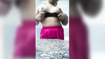 Desi Wife Doing Slow Striptease And Removing Her Saree For Me