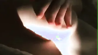 My GF Squeezing Her Big Soft Boobs On Camera For Me