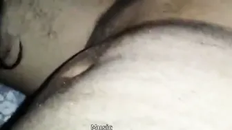 Indian Wife Giving Wild Oiled Handjob Massaging Cock And Balls