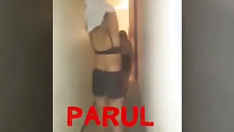 Two Slutty GFs Stripping Completely Naked In Hotel Hallway