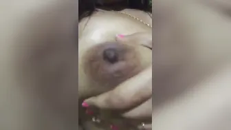 Cute Village Girl Taking Nude Selfies In Her Bedroom