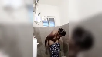 My Wife Getting Dressed After Hot Shower Caught On Cam