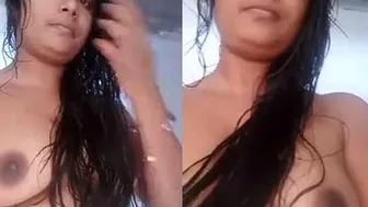 Village Girl From Bihar Making Naughty Selfie For Me
