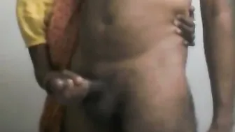 Desi Maid Jerking Me Off Until I Cum All Over Her Hands