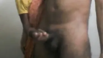Desi Maid Jerking Me Off Until I Cum All Over Her Hands
