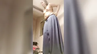 Desi Wife Changing Clothes Caught On My Phone Camera