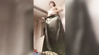 Desi Wife Changing Clothes Caught On My Phone Camera