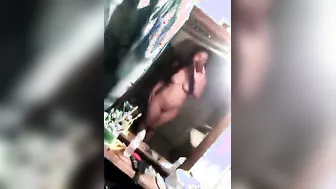 Horny Village Girl Strips Naked And Films Herself At Home Alone
