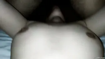 His Wife From The City Deepthroating Hubby Gagging On His Rod