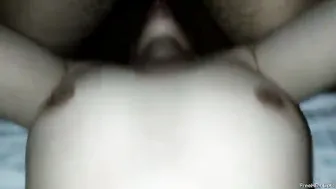 His Wife From The City Deepthroating Hubby Gagging On His Rod