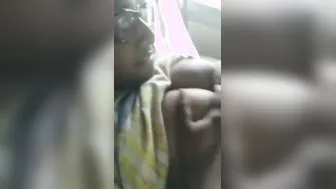 My GF Sucking My Buddy In Backseat While I Drive Them