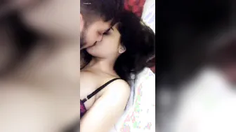 Dark Nipple GF Making Out With Me Kissing Passionate