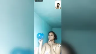 Indian GF Nisha Bathing Naked On Video Call For Lover